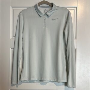 🏌🏼‍♀️Ladies Nike Mint Long Sleeve Polo